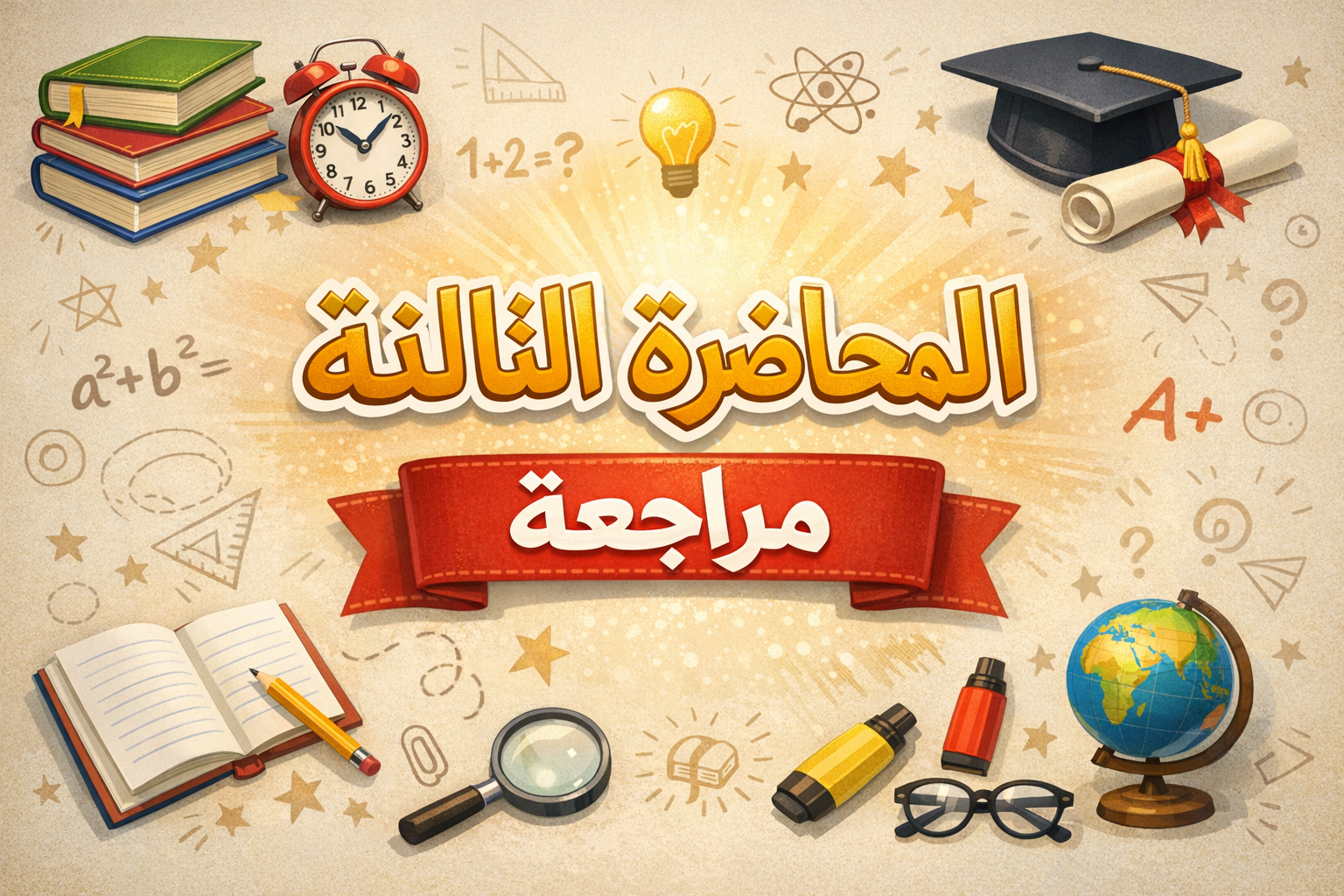 المحاضره الثالثه مراجعه هندسة